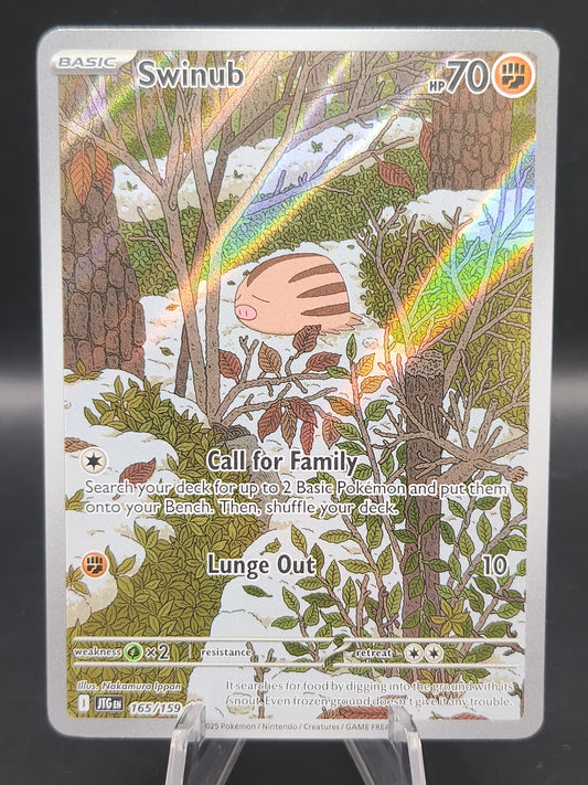 Pokémon TCG: 2025 Swinub 165/159 SV: Journey Together