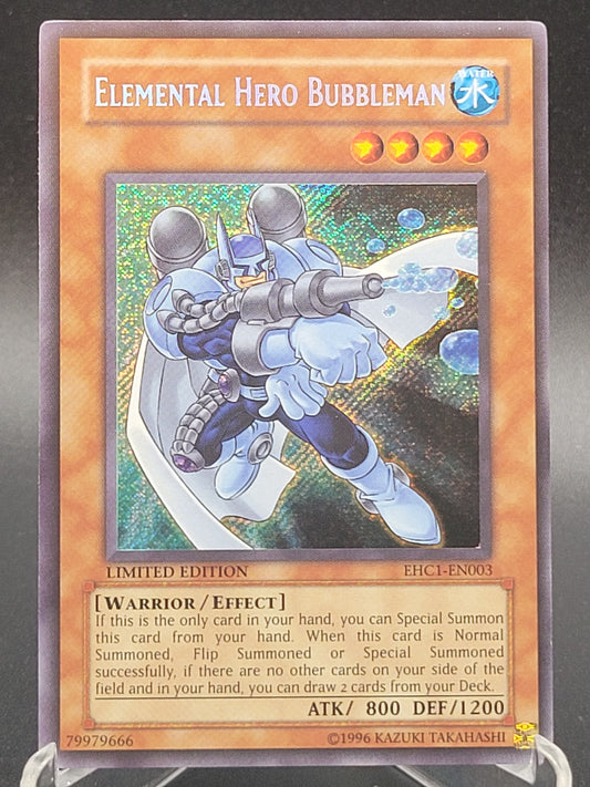 Yu-Gi-Oh! TCG: Elemental HERO Bubbleman EHC1-EN003 Elemental Hero Collection 1