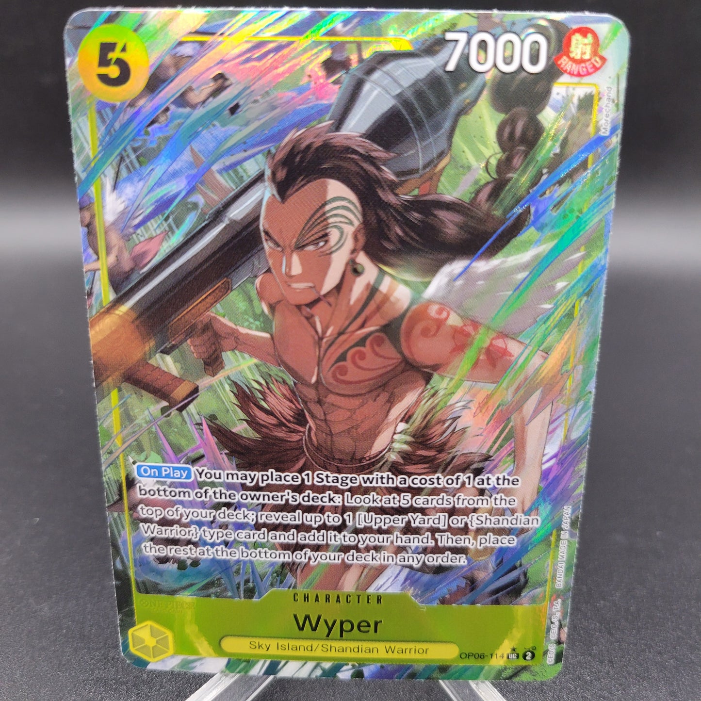 One Piece TCG: Wyper UC PAR OPO6-114 Premium Booster: The Best