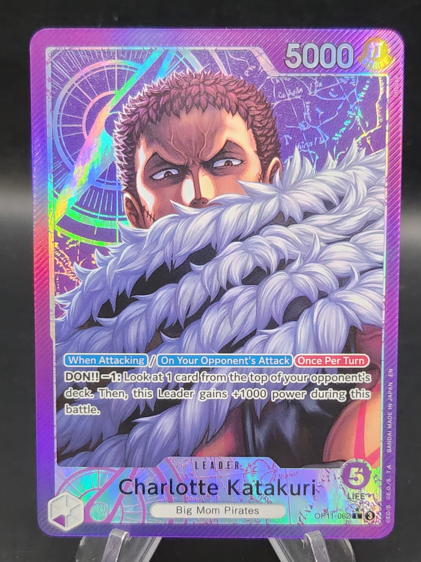 One Piece TCG: Charlotte Katakuri OP11-062 A Fist of Divine Speed