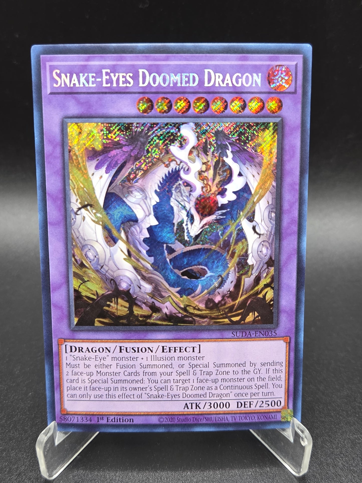 Yu-Gi-Oh! TCG: Snake-Eyes Doomed Dragon - SUDA-EN035 - Supreme Darkness (SUDA)