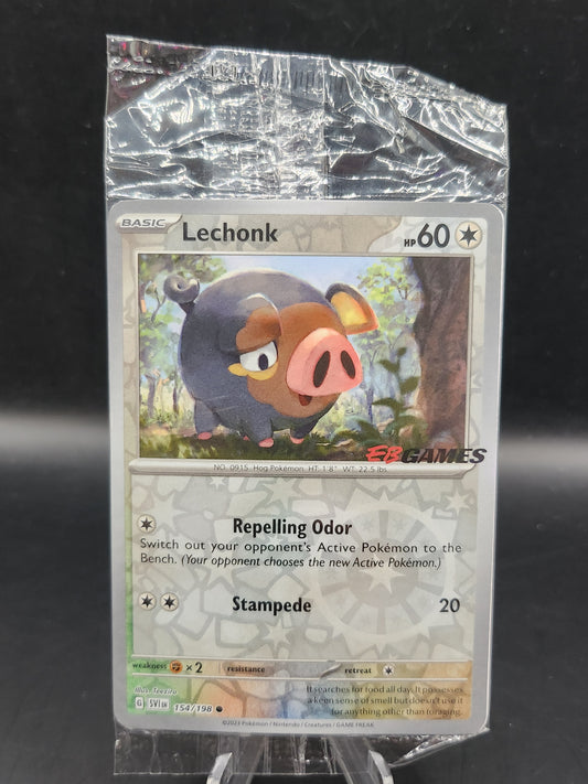 Pokémon TCG: 2023 Lechonk 154/198 S&V EB Games Promo Sealed