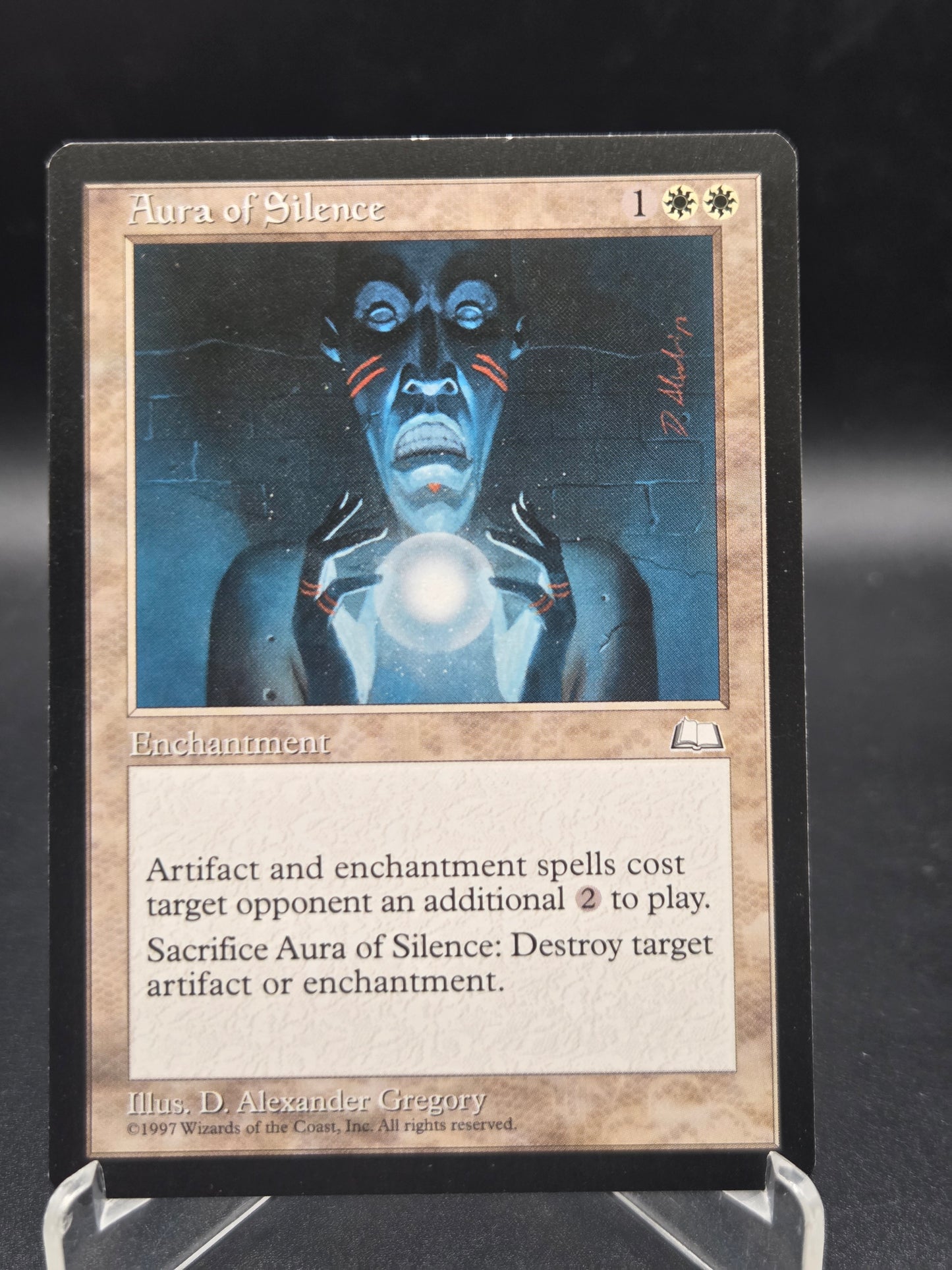 MTG TCG: Aura of Silence - Weatherlight (WTH)