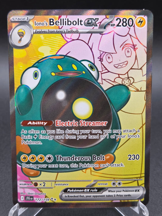 Pokémon TCG: 2025 Iono's Bellibolt ex - 172/159 - SV: Journey Together