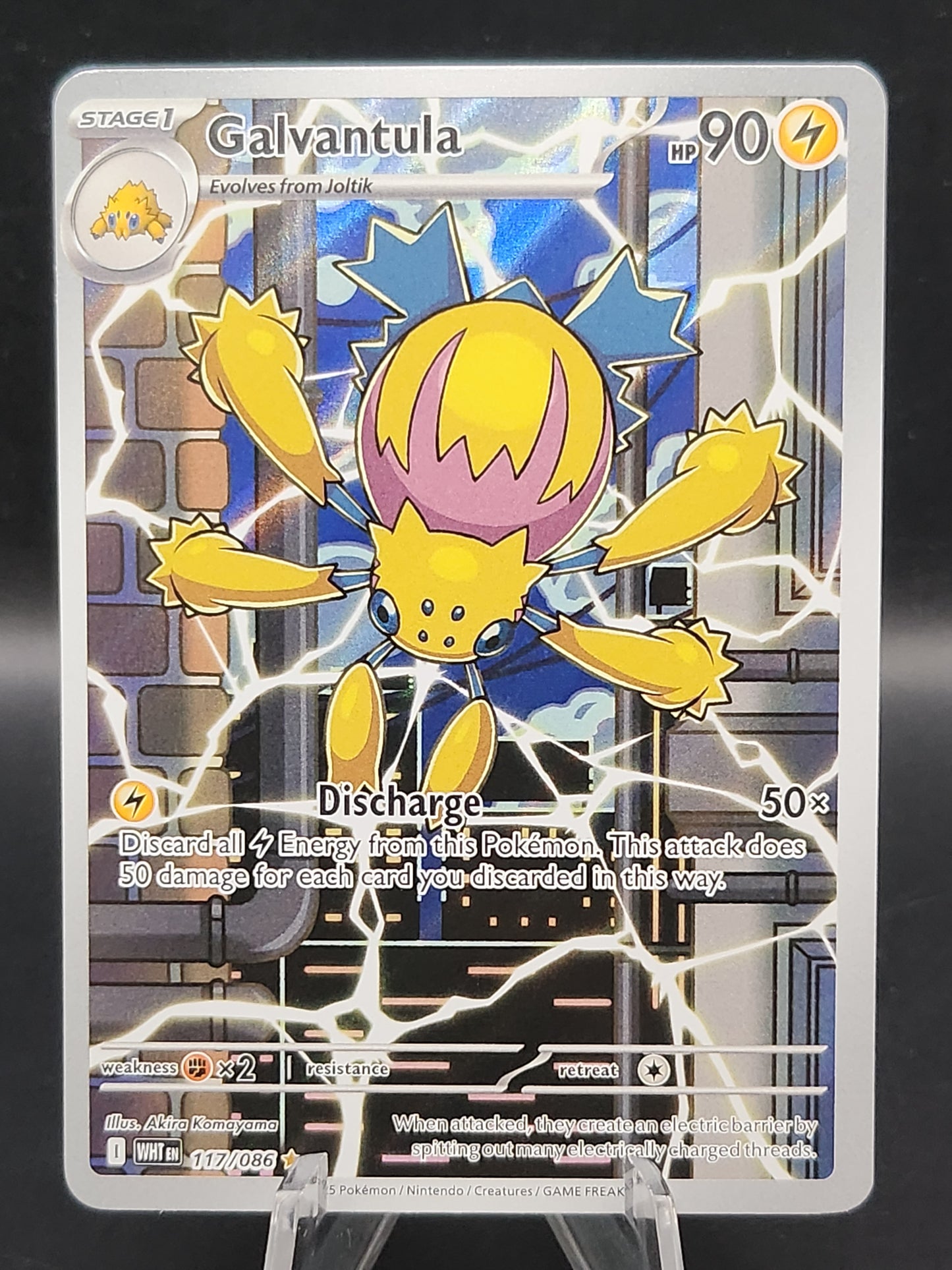Pokémon TCG: 2025 Galvantula 117/086 SV: White Flare
