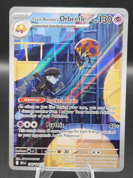Pokémon TCG: 2025 Team Rocket's Orbeetle 198/182 SV: Destined Rivals