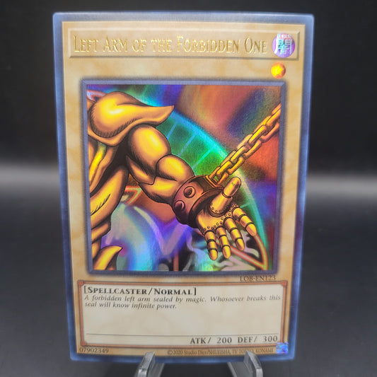 Yu-Gi-Oh! TCG: Left Arm of the Forbidden One - LOB-123 - Legend of Blue Eyes White Dragon