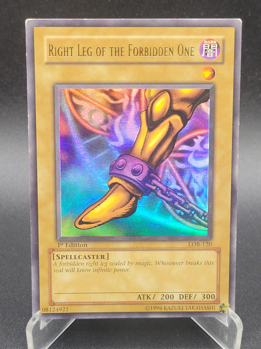 Yu-Gi-Oh! TCG: Right Leg of the Forbidden One LOB-120 1st Edition The Legend of Blue Eyes White Dragon