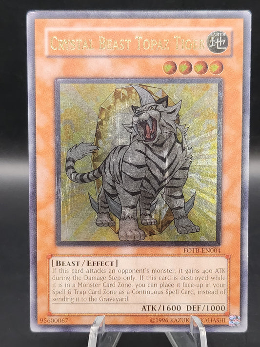 Yu-Gi-Oh! TCG: Crystal Beast Topaz FOTB-EN004 Force of the Breaker