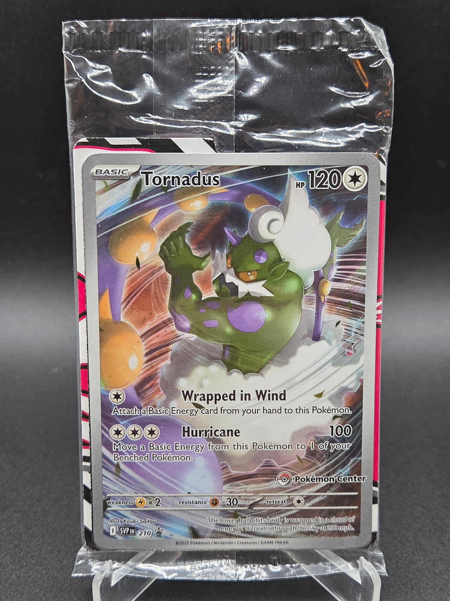 Pokémon TCG: 2025 - Tornadus - #210  - SV: White Flare Pokemon Center Stamped Sealed