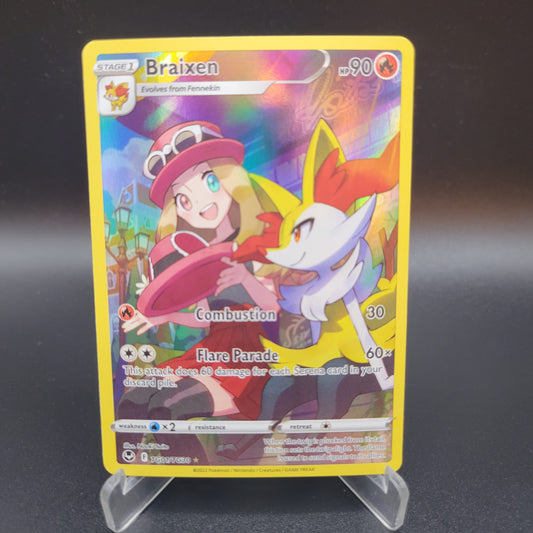 Pokémon TCG: 2022 Braixen TG01/TG30 SWSH: Silver Tempest Trainer Gallery