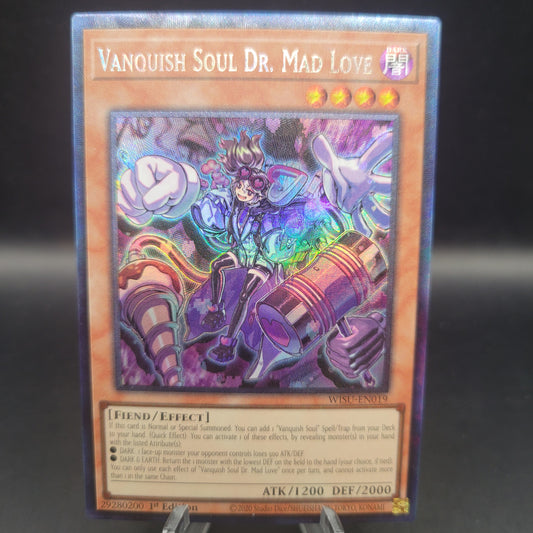Yu-Gi-Oh! TCG: Vanquish Soul Dr. Mad Love - 1st Edition - WISU-EN016 - Wild Survivors - Collector's Rare