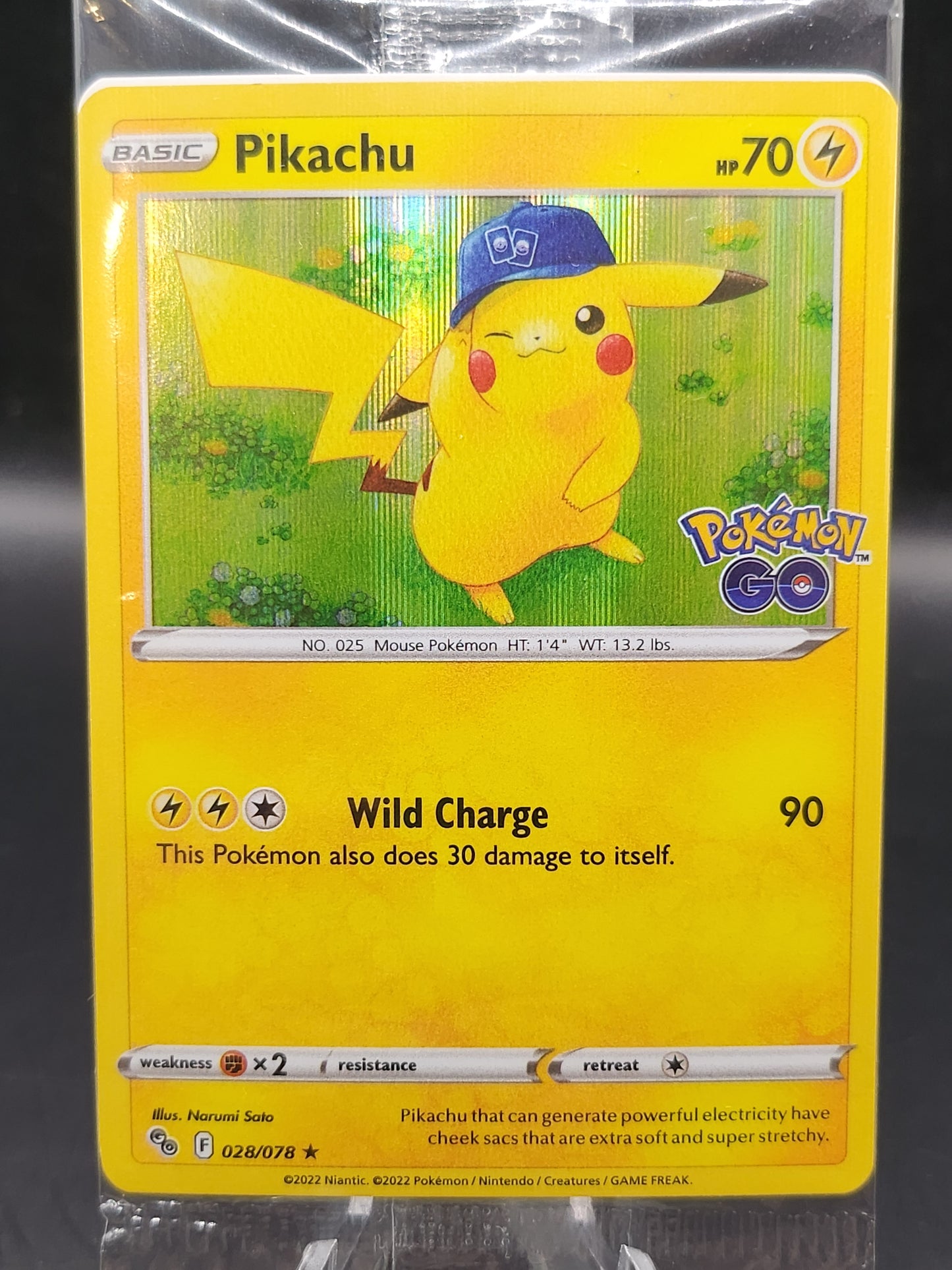Pokémon TCG: 2022 Pikachu 028/078 Pokemon Go Sealed
