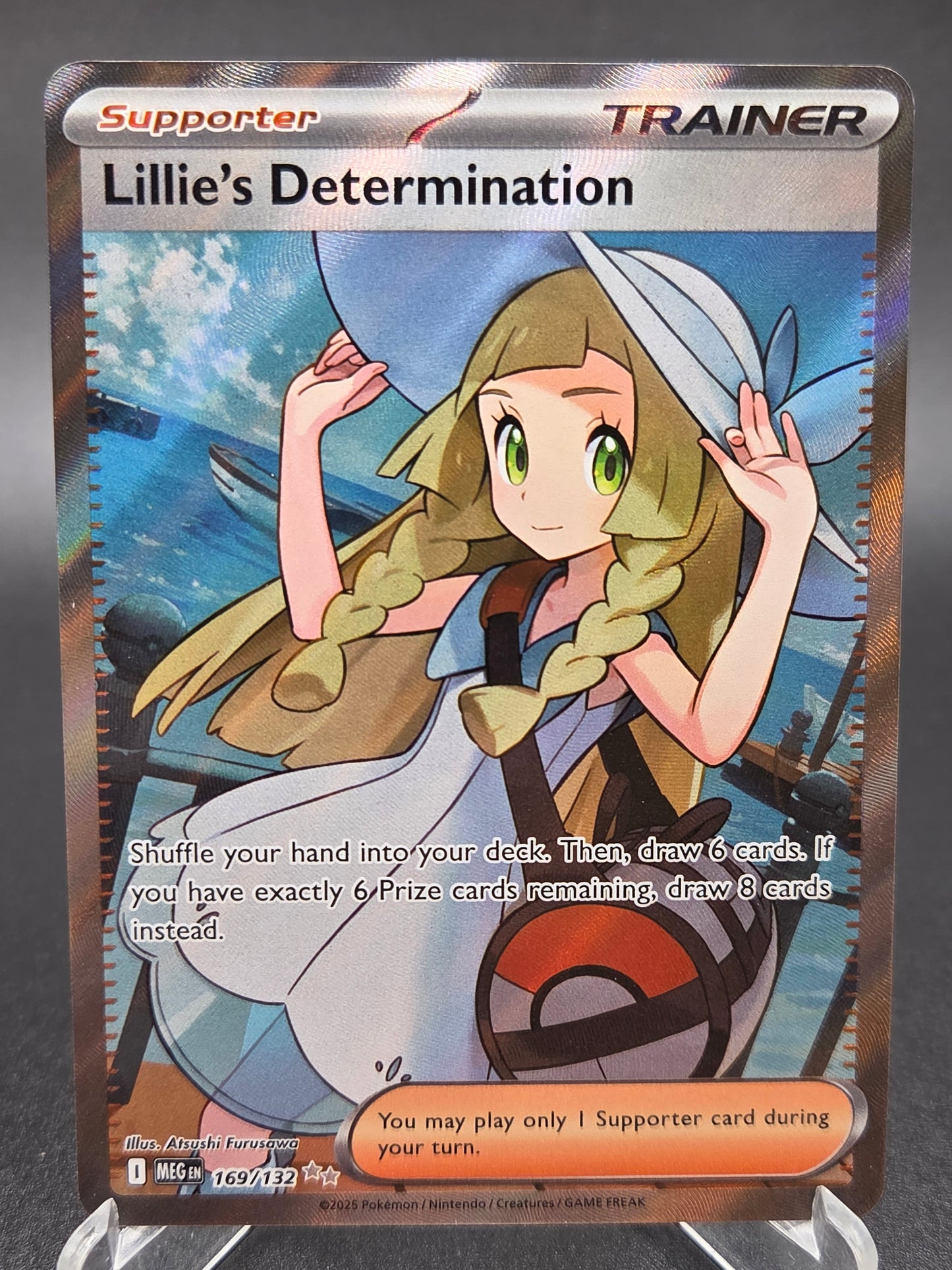 Pokémon TCG: 2025 Lillie's Determination 169/132 MEG: Mega Evolution