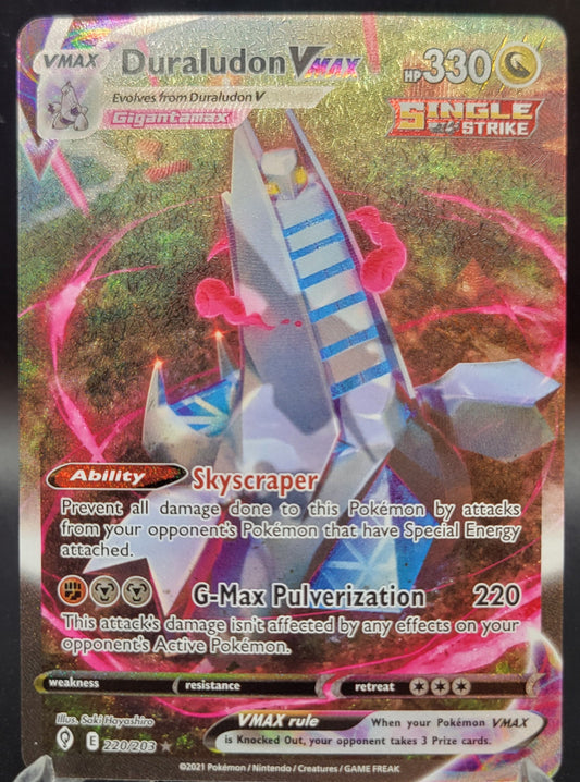Pokémon TCG: 2021 Duraludon VMAX 220/203 SWSH: Evolving Skies