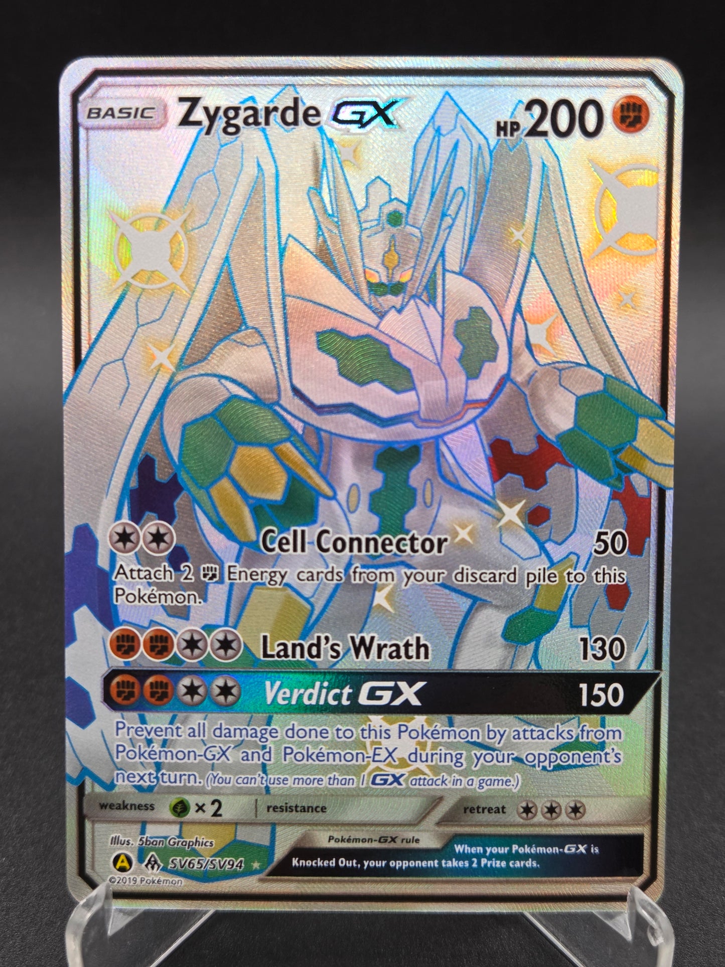 Pokémon TCG: 2019 Zygarde GX - SV65/SV94 - SM: Hidden Fates Shiny Vault