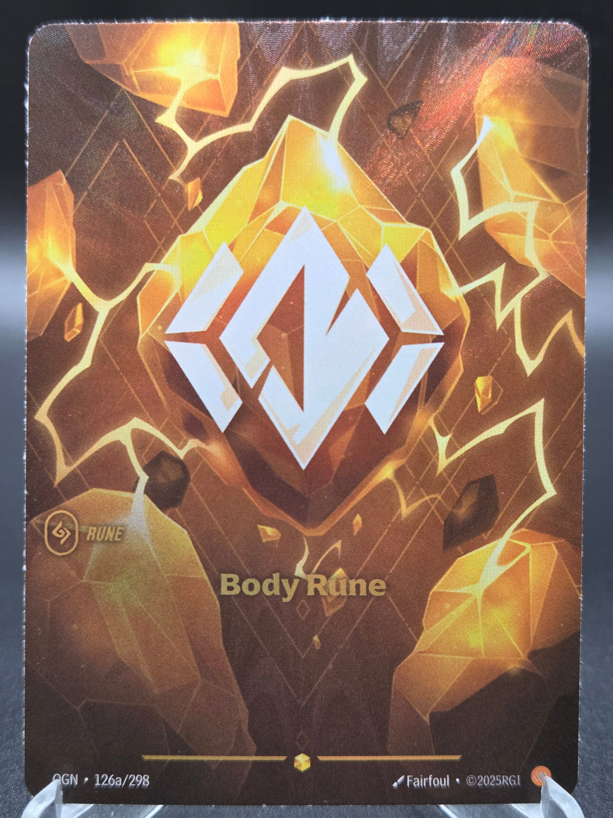 Riftbound TCG: Body Rune (Alternate Art) - 126a/298 - OGN: Origins