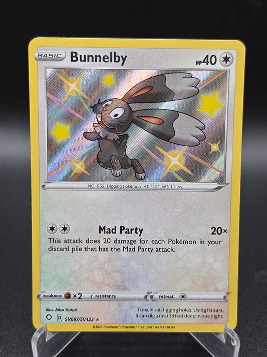 Pokémon TCG: 2021 Bunnelby - SV097/SV122 - SWSH: Shining Fates Shiny Vault