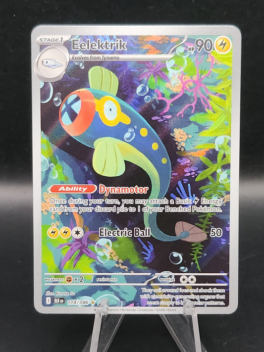 Pokémon TCG: 2025 Eelektrik 114/086 SV: Black Bolt