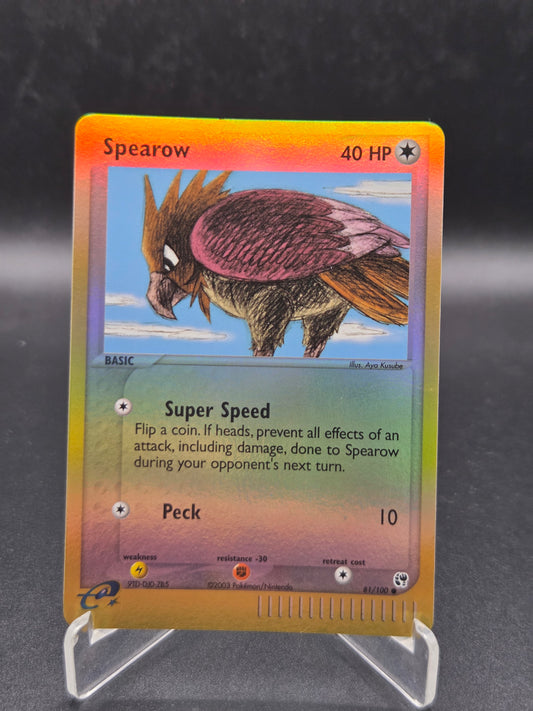 Pokémon TCG: 2004 Spearow 81/100 Sandstorm Reverse Holo
