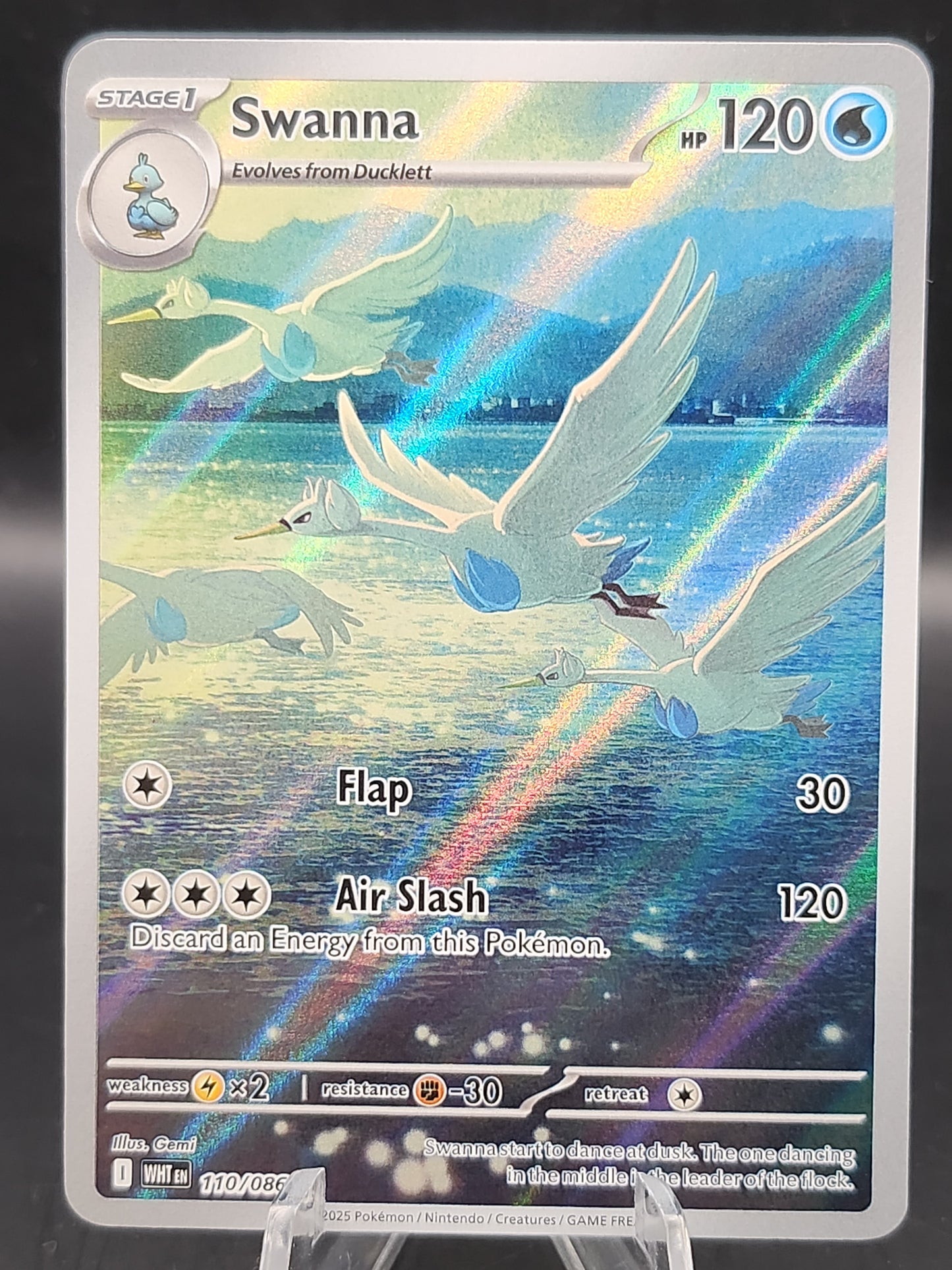 Pokémon TCG: 2025 Swanna - 110/086 - SV: White Flare