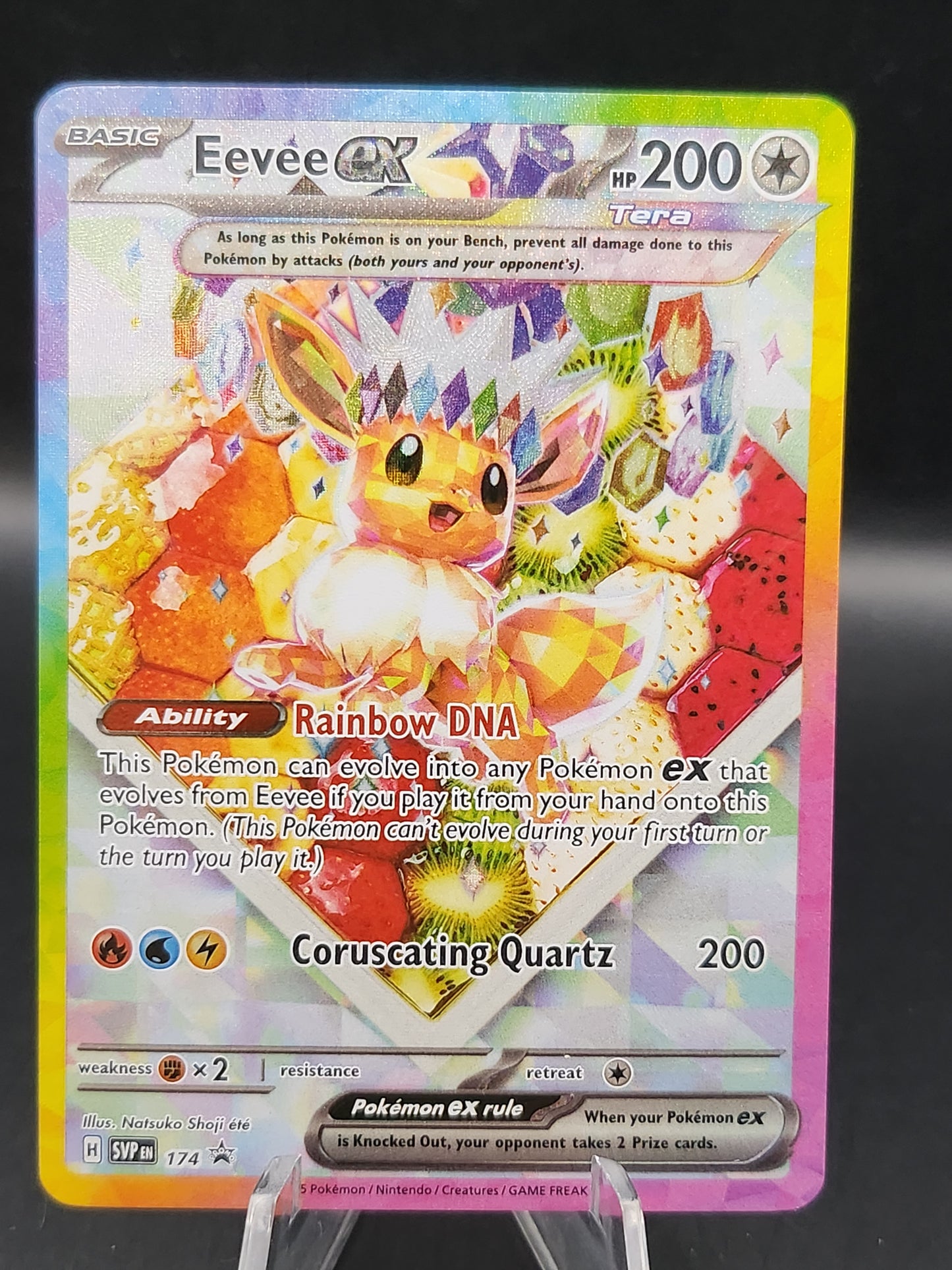 Pokémon TCG: 2025 Eevee ex #174 SV: Prismatic Evolutions Promo