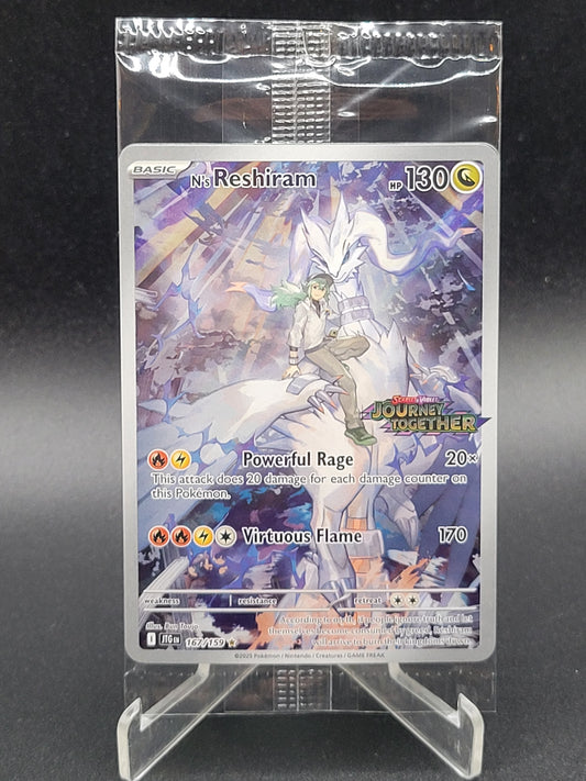 Pokémon TCG: 2025 N's Reshiram 167/159 SV: Journey Together Stamped Promo Sealed