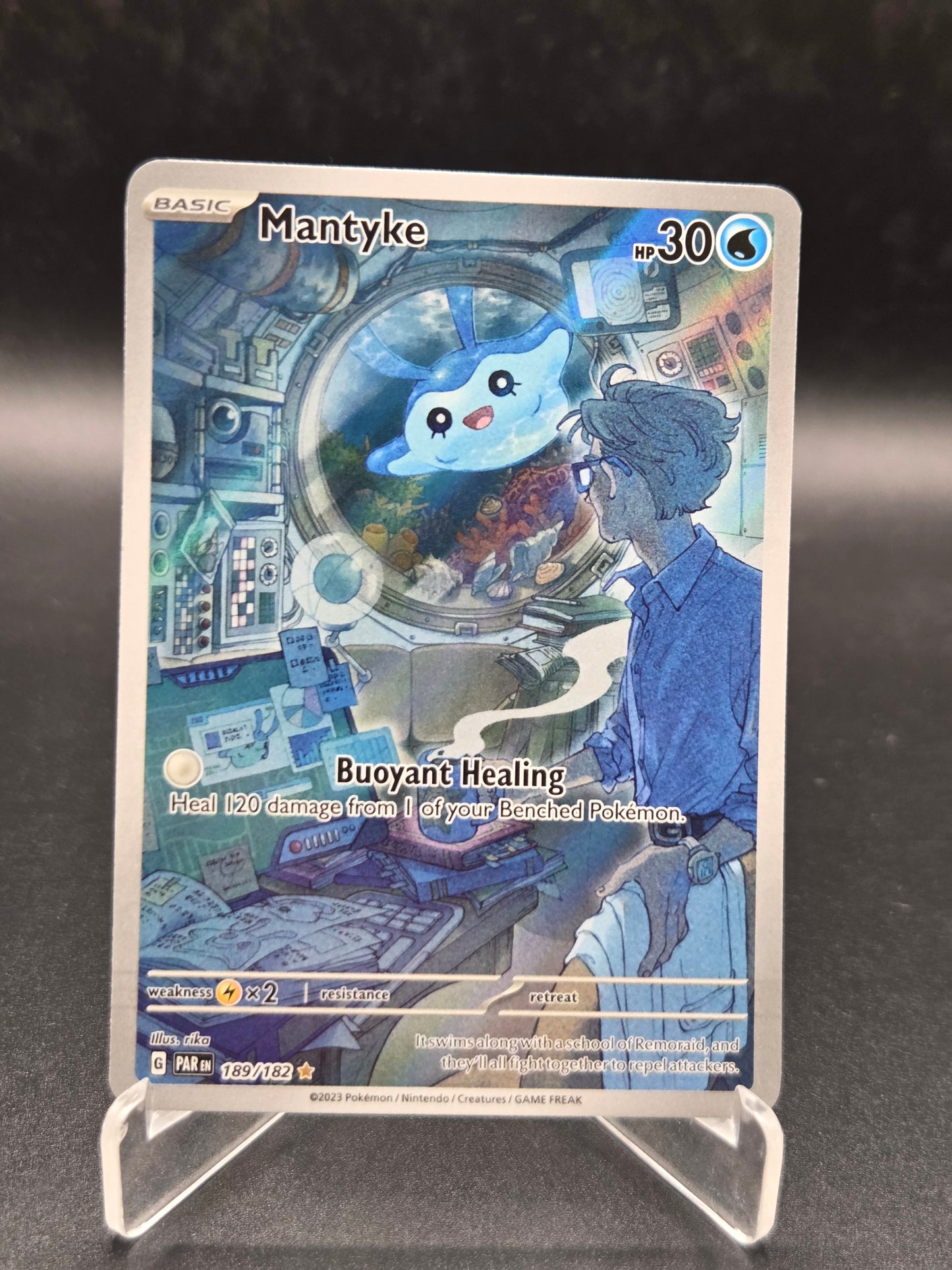 Pokémon TCG: 2023 Mantyke 189/182 SV: Paradox Rift