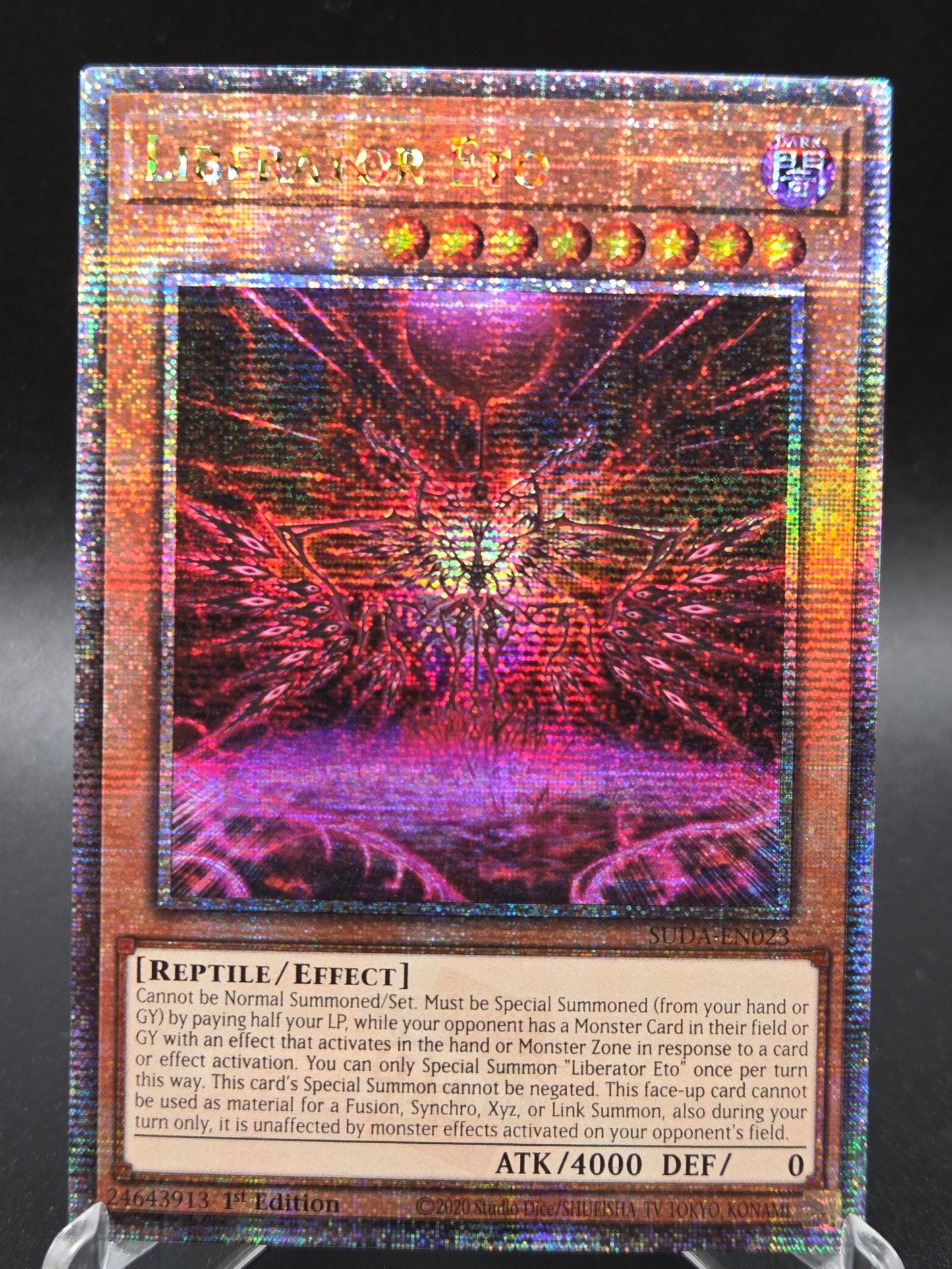 Yu-Gi-Oh! TCG: Liberator Eto (Quarter Century Secret Rare) - SUDA-EN023 - Supreme Darkness (SUDA)