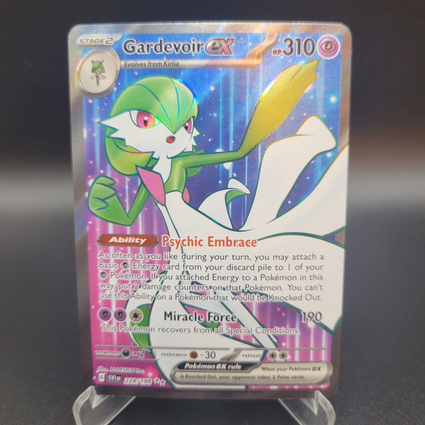 Pokémon TCG: 2023 Gardevoir ex 228/198 SV: Base Set