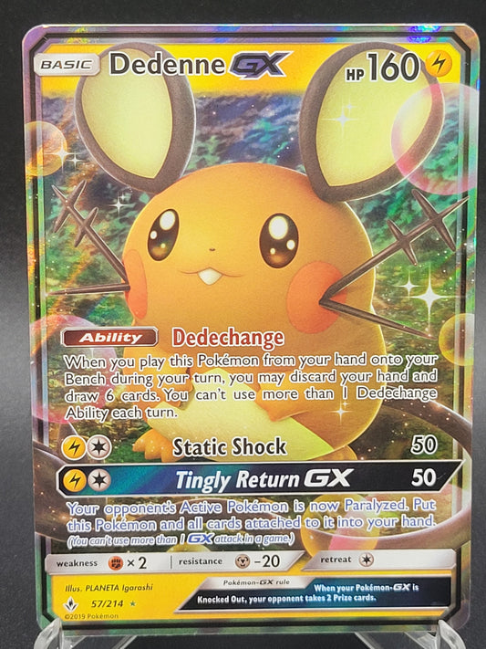Pokémon TCG: 2019 Dedenne GX 57/214 SM: Unbroken Bonds