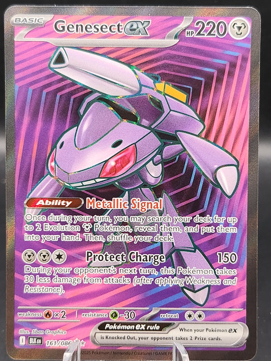 Pokémon TCG: 2025 Genesect ex 161/086 SV: Black Bolt