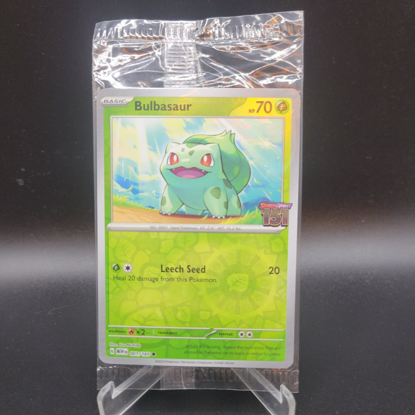 Pokémon TCG: Bulbasaur 001/165 SV: 151 Best Buy Promo Sealed