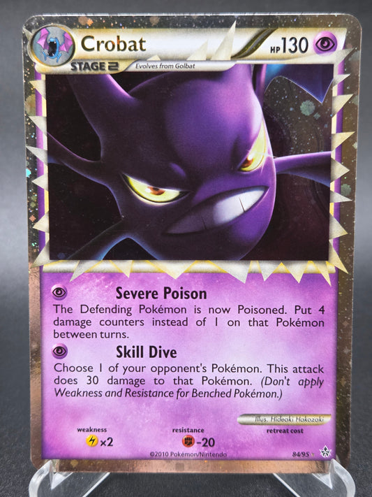 Pokémon TCG: 2010 Crobat (Prime) 84/95 HGSS: Unleashed