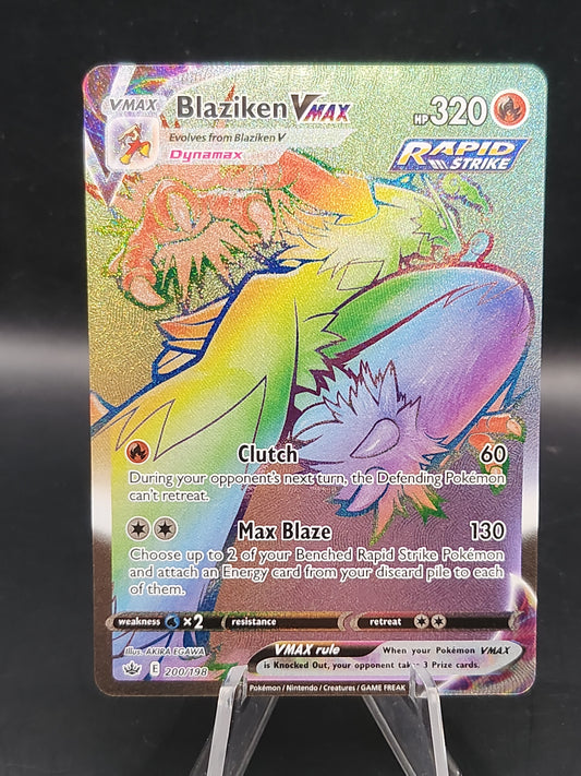 Pokémon TCG: 2021 Blaziken VMAX 200/198 SWSH: Chilling Reign