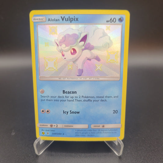 Pokémon TCG: 2019 Alolan Vulpix SV8/SV94 SM: Hidden Fates Shiny Vault