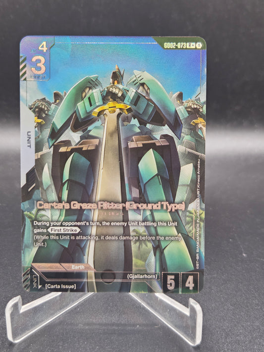 Gundam TCG: 2025 Carta's Graze Ritter (Ground Type) R+ (GD02-073)