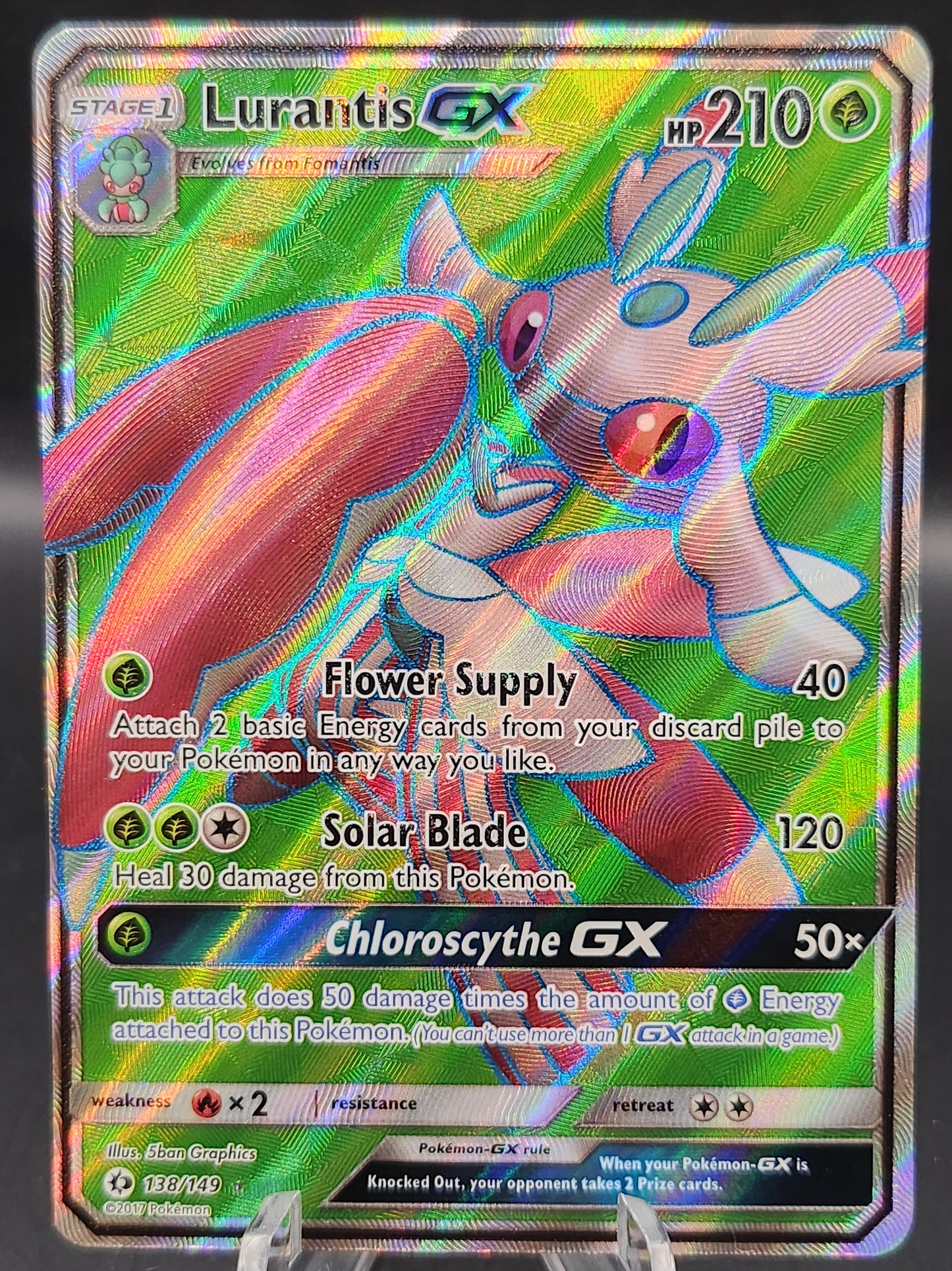 Pokémon TCG: Lurantis GX 138/149 SM: Sun & Moon Base Set