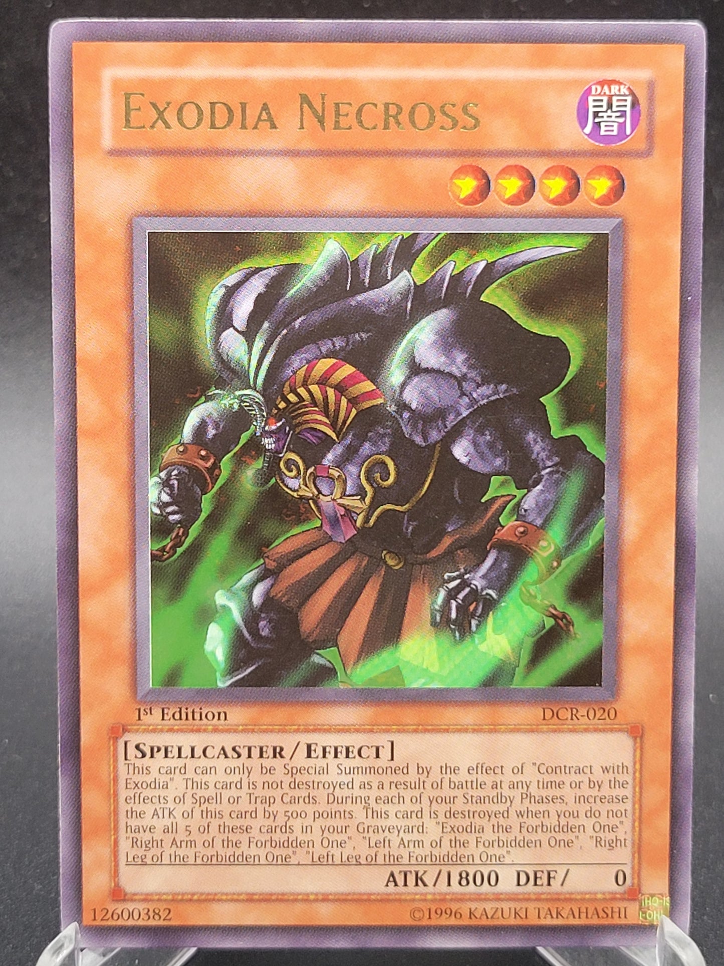 Yu-Gi-Oh! TCG: Exodia Necross DCR-020 1st Edition Dark Crisis