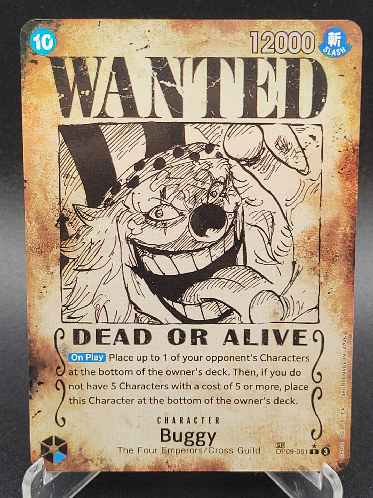One Piece TCG: Buggy (Wanted Poster) OP09-051 Emperors In The World