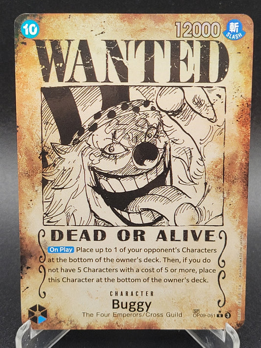 One Piece TCG: Buggy (Wanted Poster) OP09-051 Emperors In The World