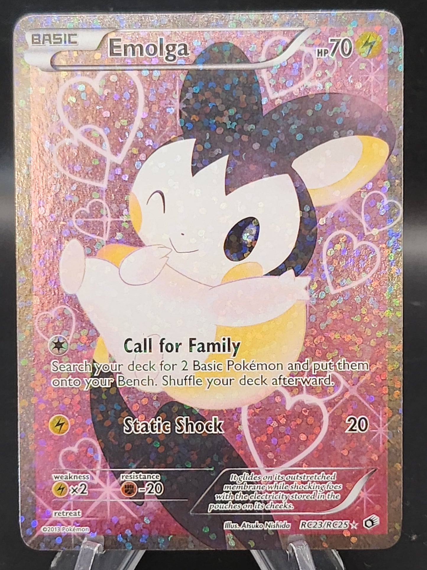 Pokémon TCG: 2013 Emolga RC23/RC25 BW: Legendary Treasures Radiant Collection