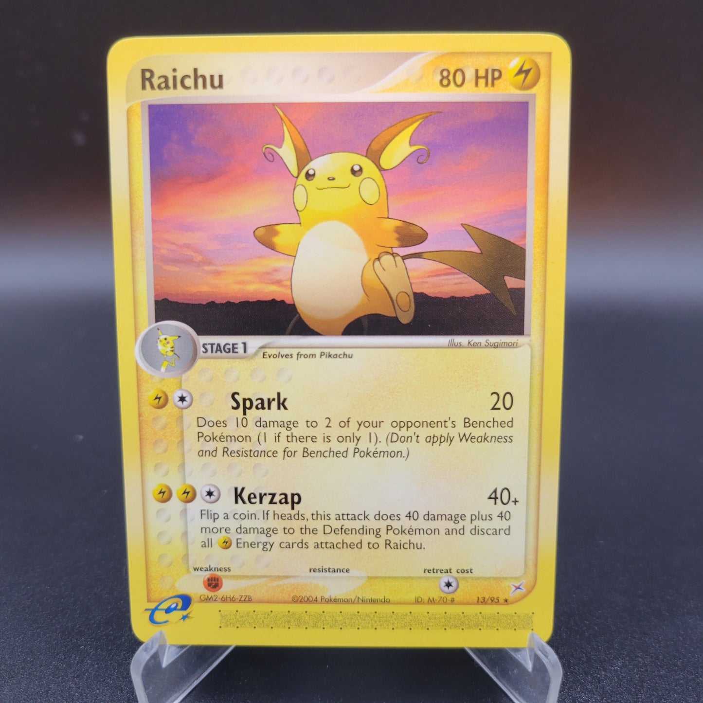 Pokémon TCG: Raichu 13/95 Team Magma vs Team Aqua