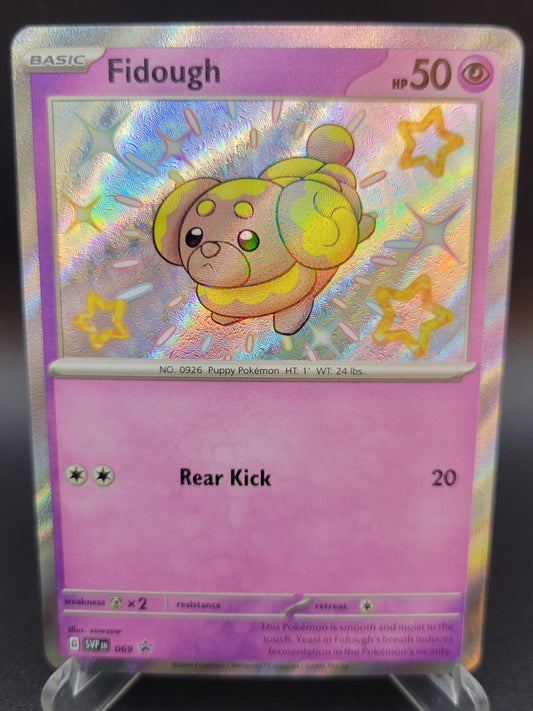 Pokémon TCG: 2024 Fidough 069 Promo S&V Paldean Fates Baby Shiny