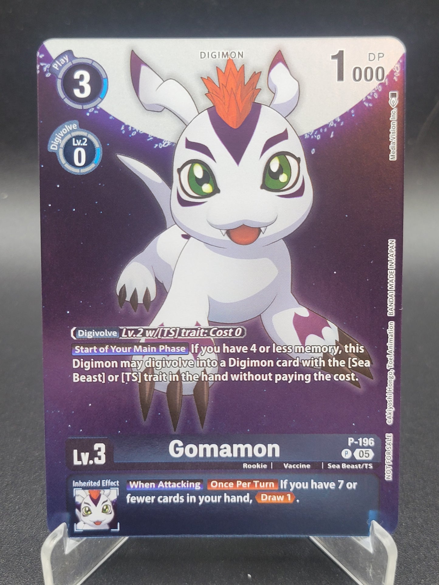Digimon TCG: Gomamon (Digimon Story: Time Stranger Promo Pack) - Digimon Promotion Cards