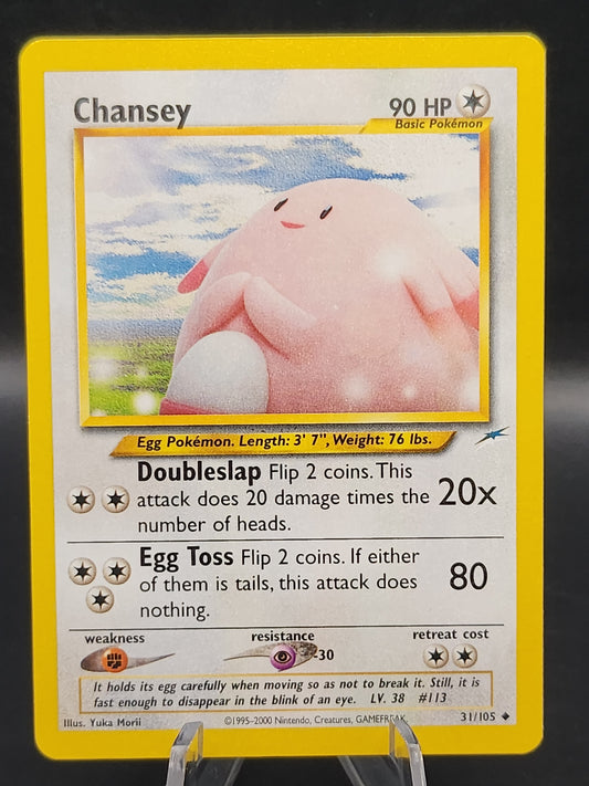 Pokémon TCG: 2002 Chansey 31/105 Neo Destiny