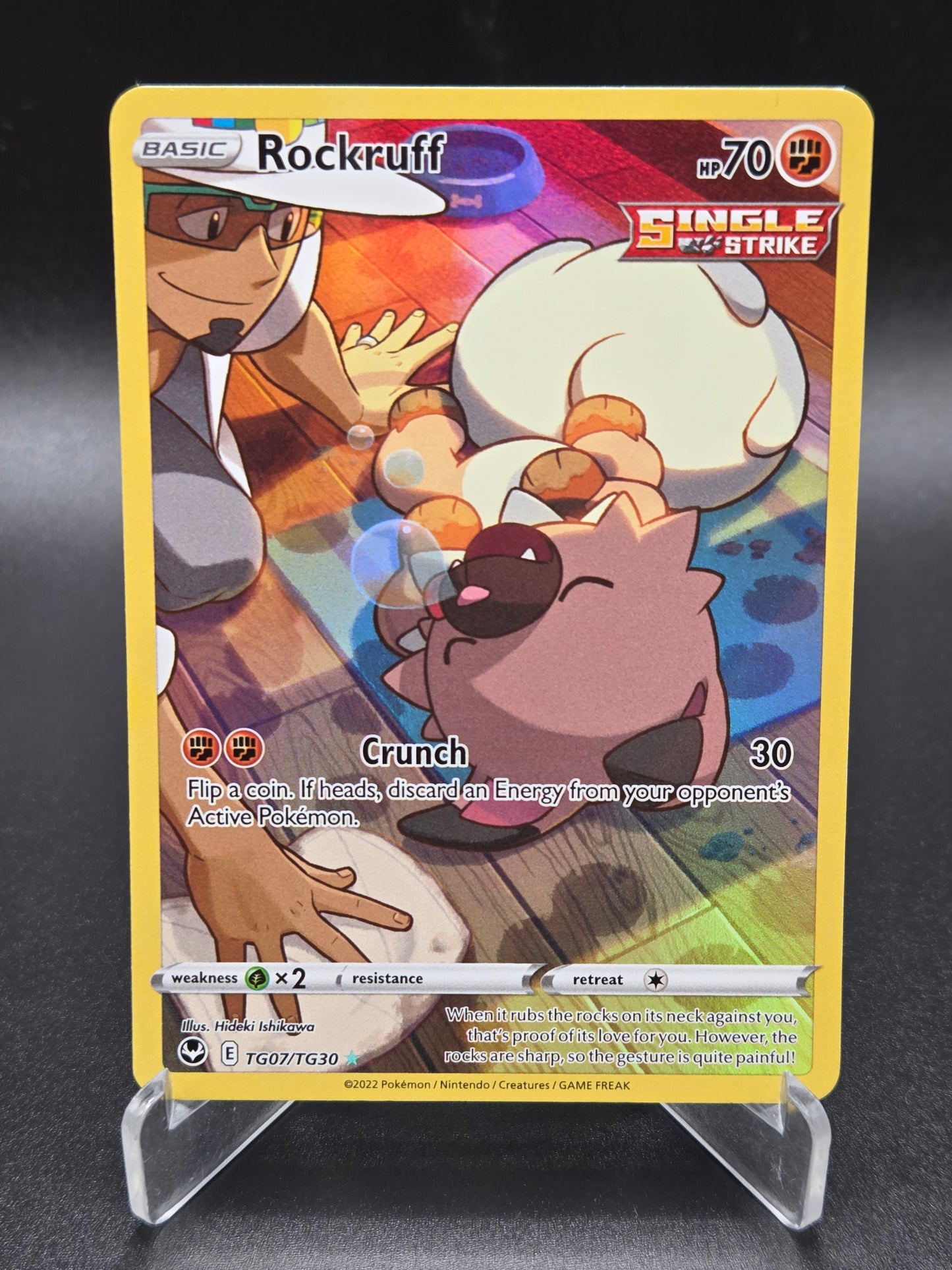 Pokémon TCG: 2022 Rockruff - TG07/TG30 - SWSH: Silver Tempest Trainer Gallery