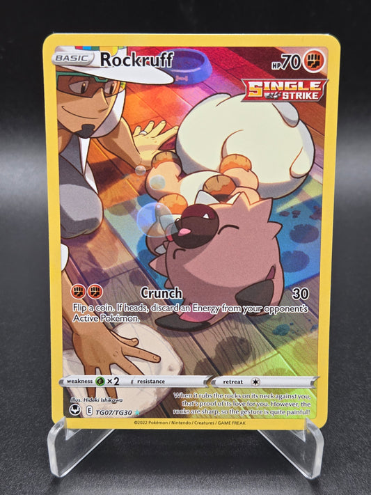 Pokémon TCG: 2022 - Rockruff - TG07/TG30 - SWSH: Silver Tempest Trainer Gallery
