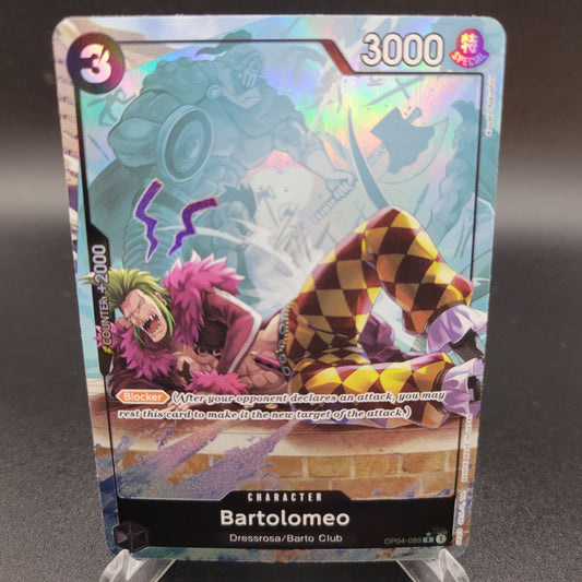 One Piece TCG: Bartolomeo R PAR OP04-089 Premium Booster: The Best