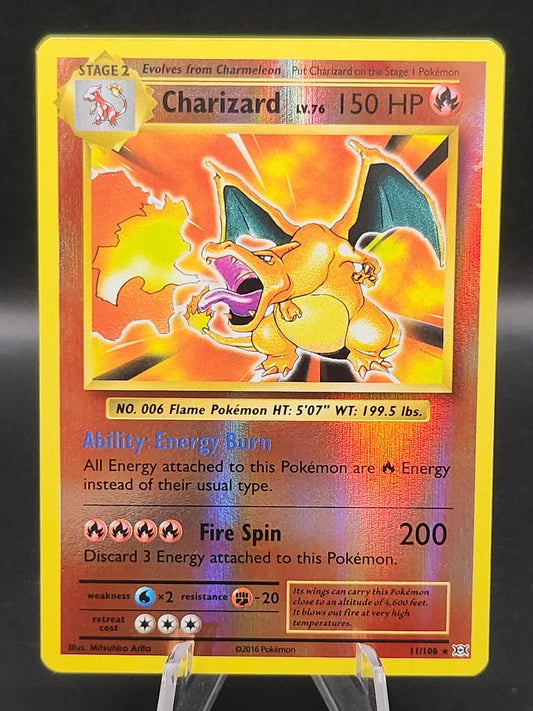 Pokémon TCG: 2016 Charizard 11/108 XY Evolutions Holo Rare